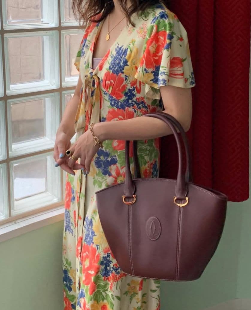 Cartier カルティエ マストライン トートバッグ 舟形 カード付き