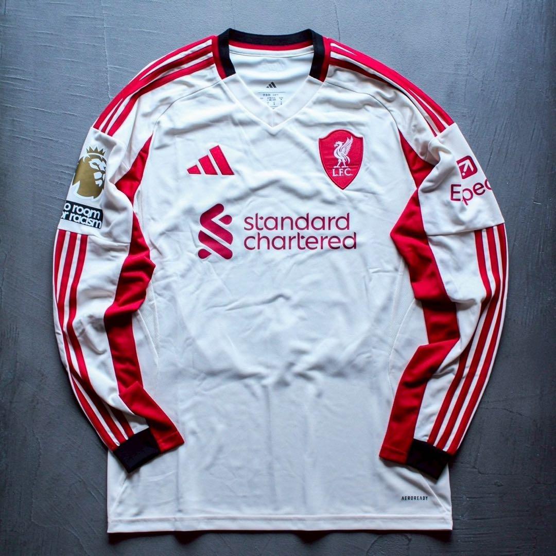 リバプール 25/26 ユニフォーム アウェイ 長袖 ヴィルツ フルパッチ
