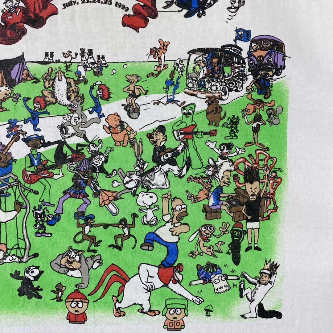 激レア 90s woodstock'99 Tシャツ XL 未使用 アート 洒落