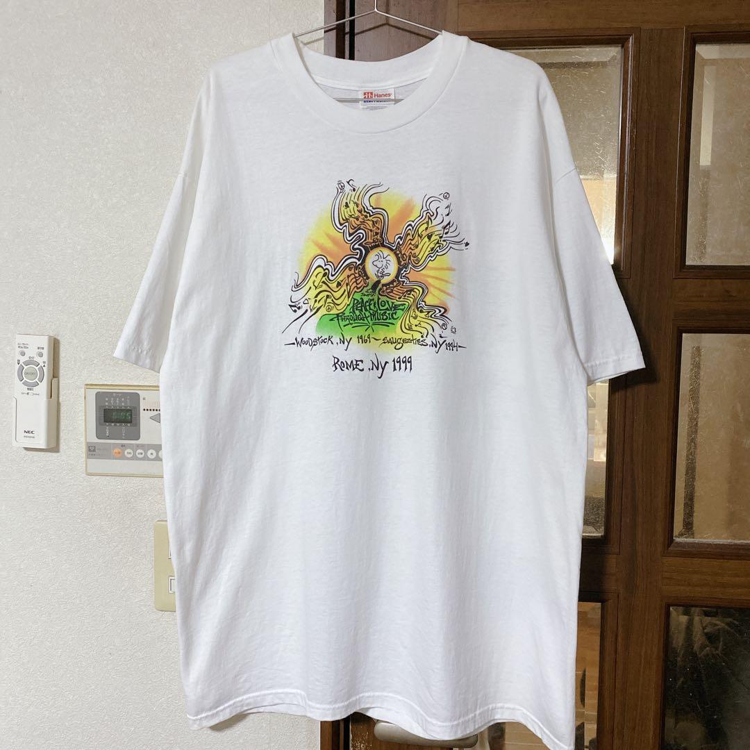 激レア 90s woodstock'99 Tシャツ XL 未使用 アート 洒落