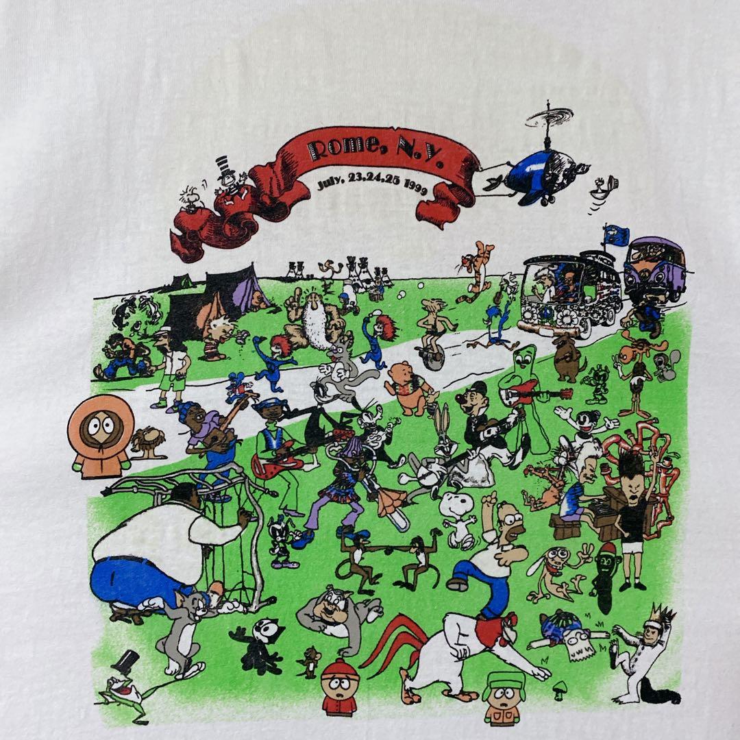 激レア 90s woodstock'99 Tシャツ XL 未使用 アート 洒落