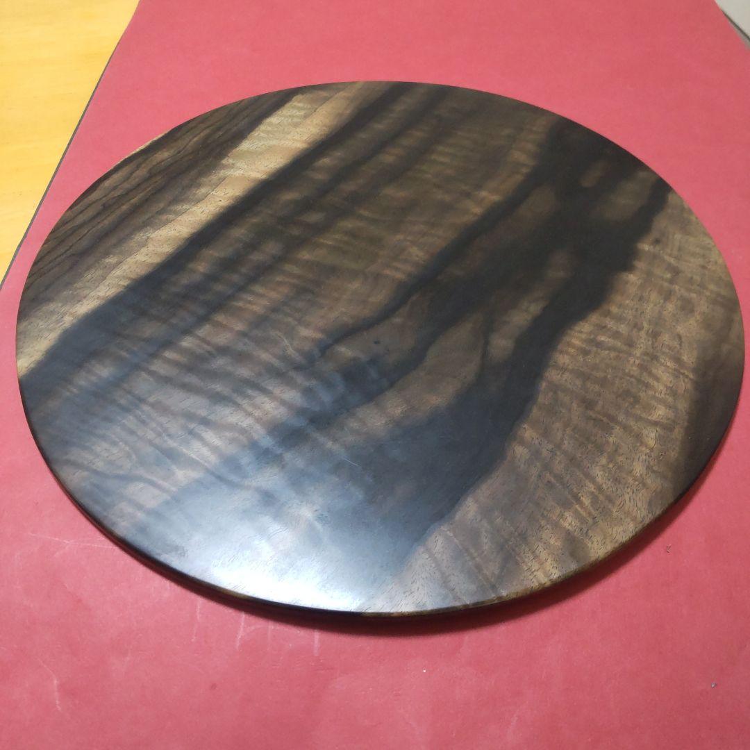 『003』の極上杢黒柿の置物台