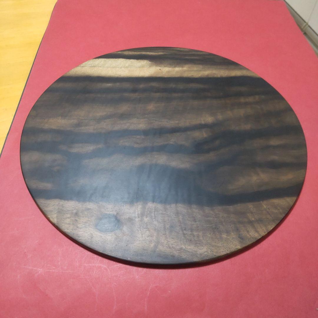 『003』の極上杢黒柿の置物台