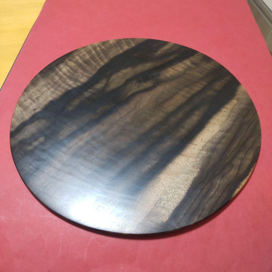 『003』の極上杢黒柿の置物台