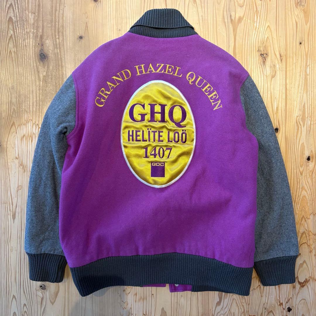 GDC 裏原 スタジャン グランドキャニオン 刺繍 M 紫