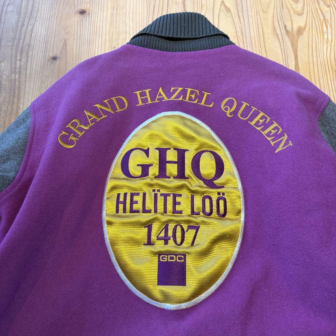 GDC 裏原 スタジャン グランドキャニオン 刺繍 M 紫