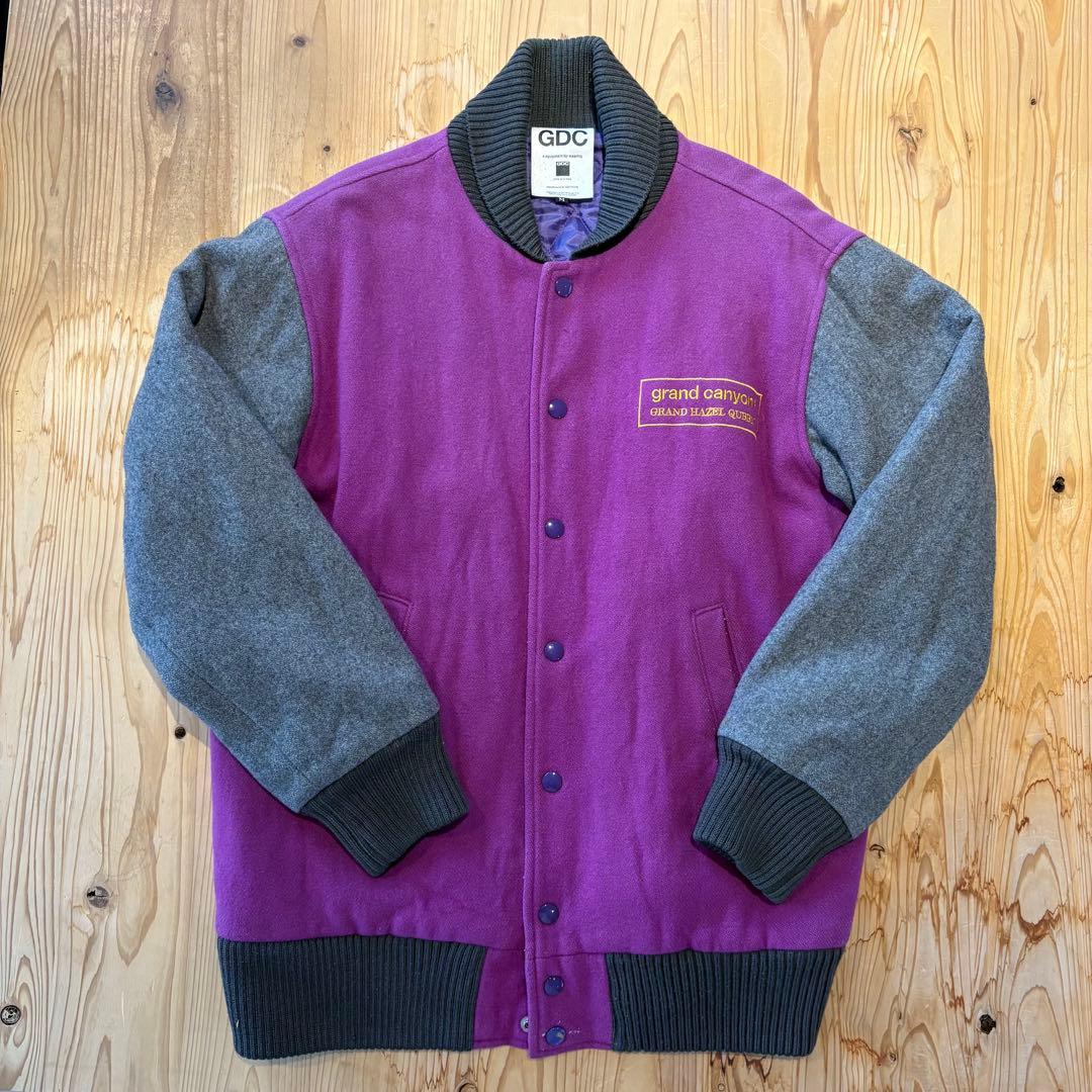 GDC 裏原 スタジャン グランドキャニオン 刺繍 M 紫
