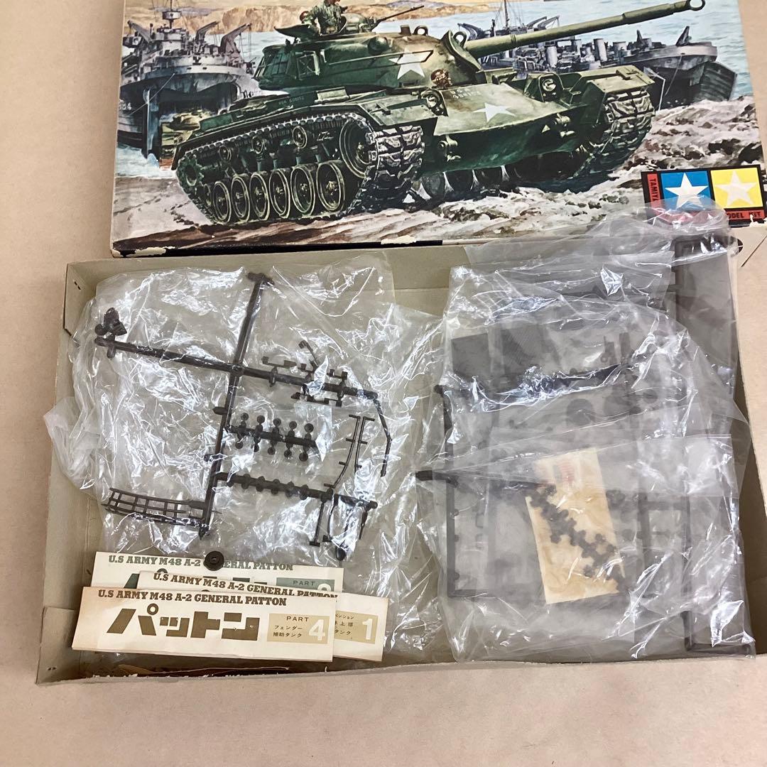 激レア 旧ロゴ タミヤ 1960年代 パットン戦車 リモコンタンク M48A-2