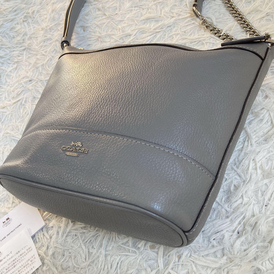 未使用級 COACH ダッフル チェーンショルダー ワンショルダー クロスボディ