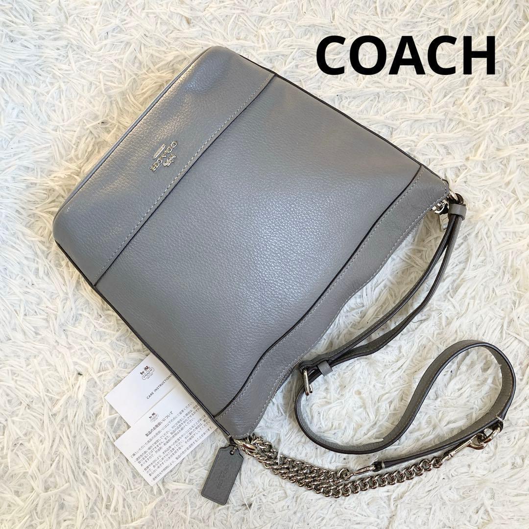 未使用級 COACH ダッフル チェーンショルダー ワンショルダー クロスボディ
