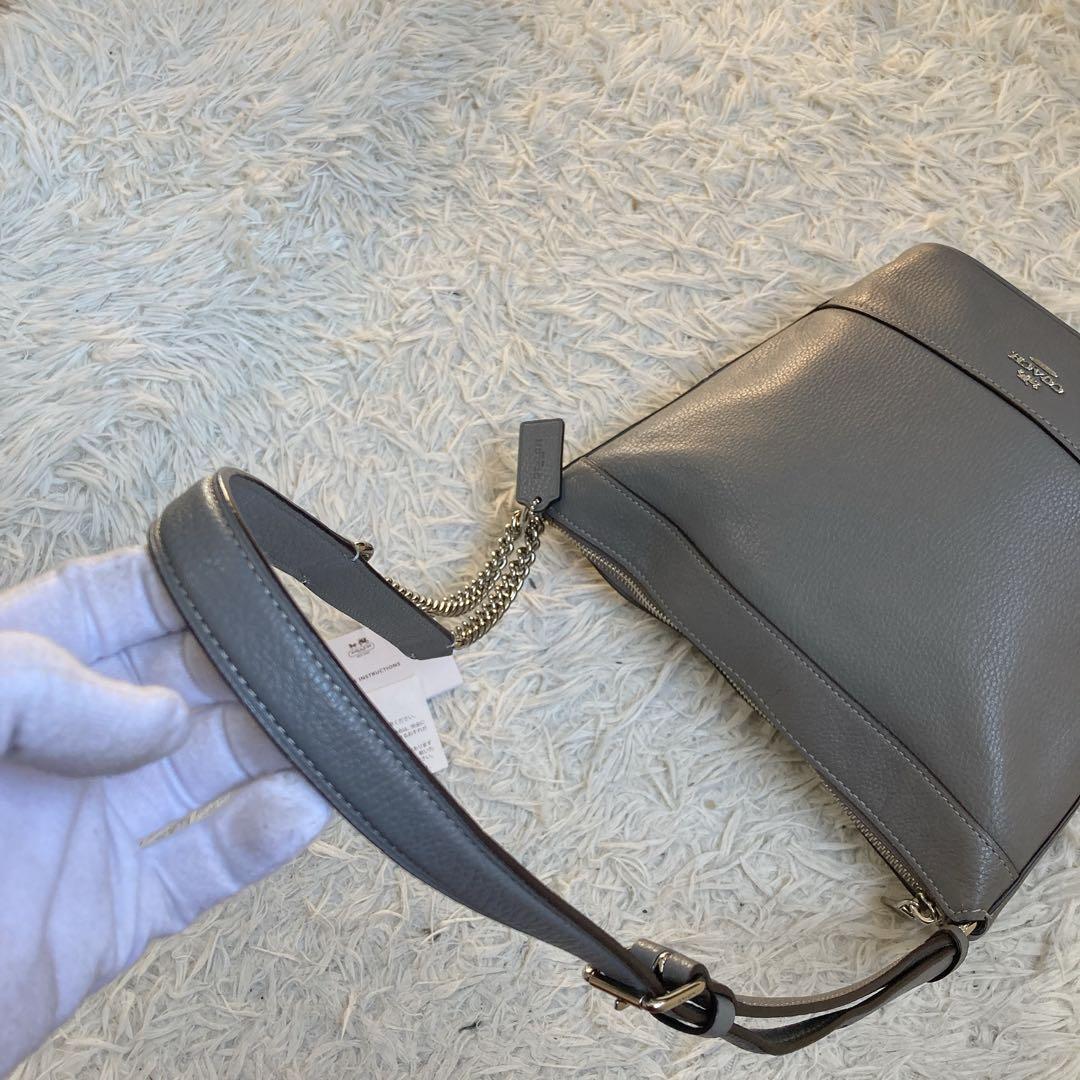 未使用級 COACH ダッフル チェーンショルダー ワンショルダー クロスボディ