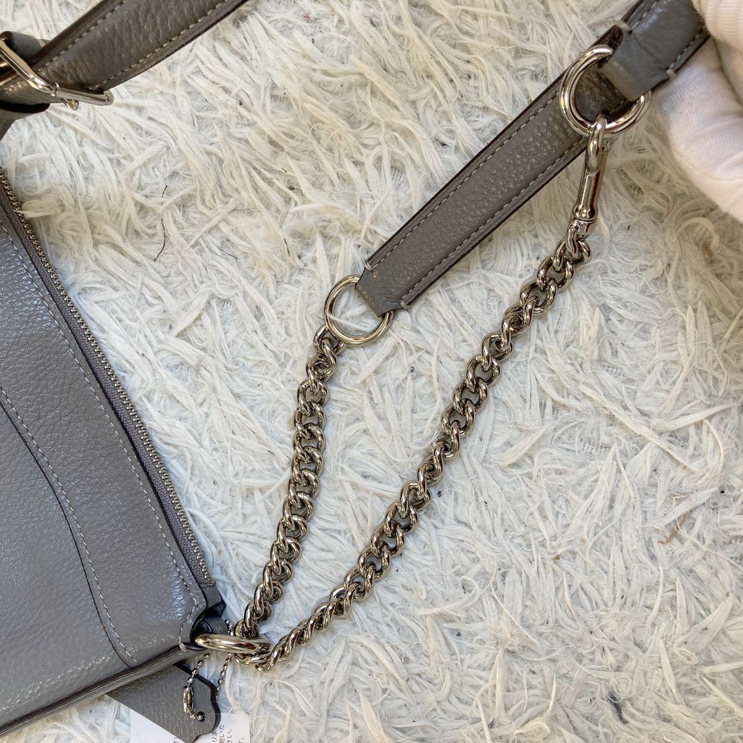 未使用級 COACH ダッフル チェーンショルダー ワンショルダー クロスボディ