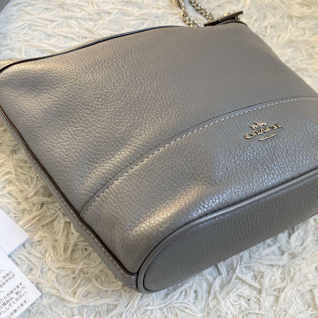 未使用級 COACH ダッフル チェーンショルダー ワンショルダー クロスボディ