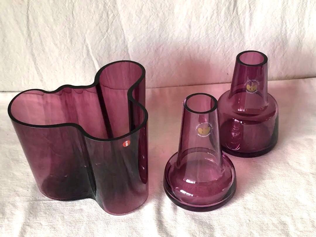  イッタラ アアルト　ベース　ダークライラック