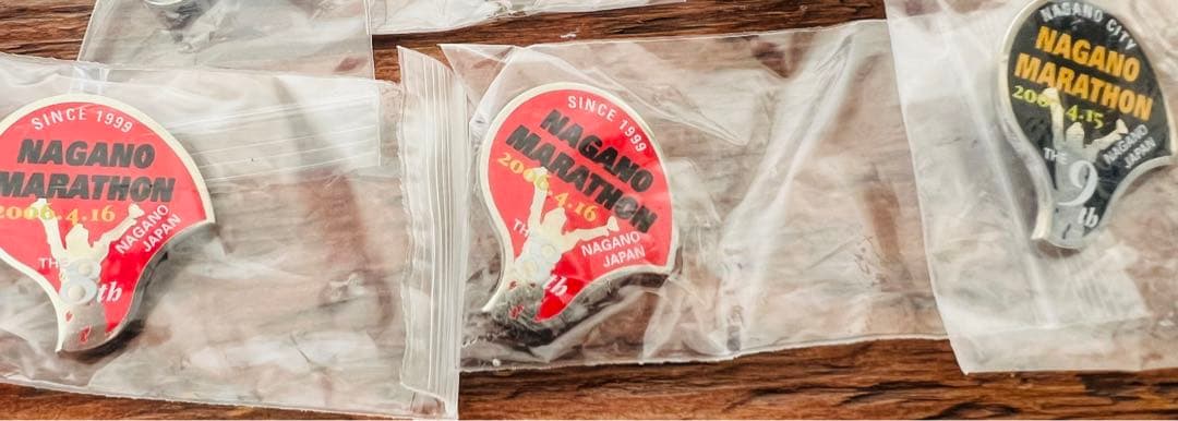 長野マラソン　ピンバッチセット　＆　おまけ　セット