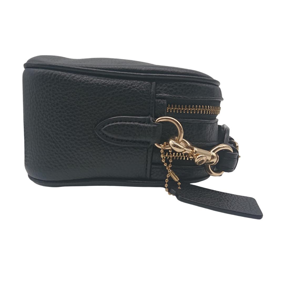 ⭐美品⭐COACH カメラバッグ ホースアンドキャリッジ　ブラック　レザー