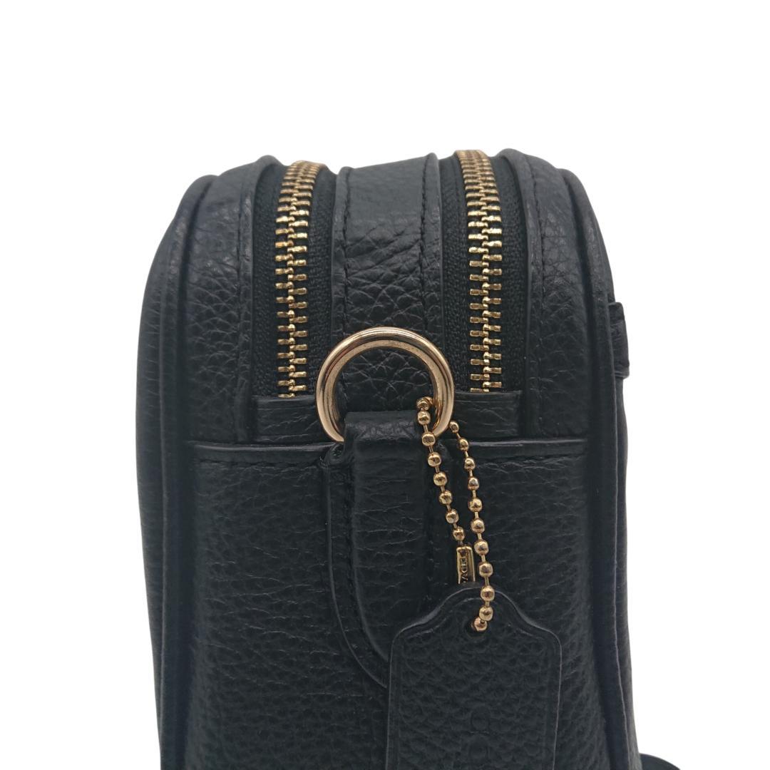 ⭐美品⭐COACH カメラバッグ ホースアンドキャリッジ　ブラック　レザー
