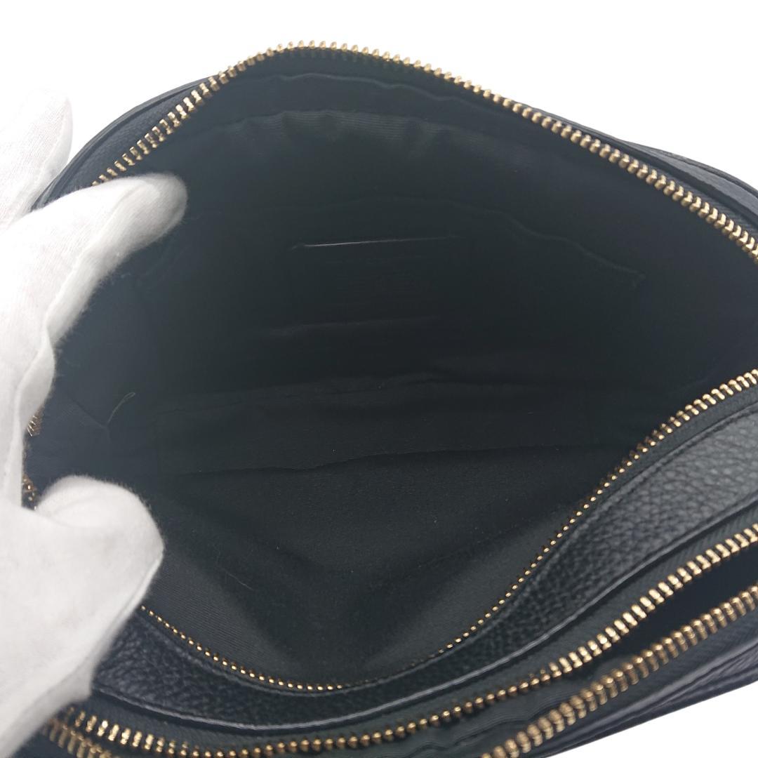 ⭐美品⭐COACH カメラバッグ ホースアンドキャリッジ　ブラック　レザー