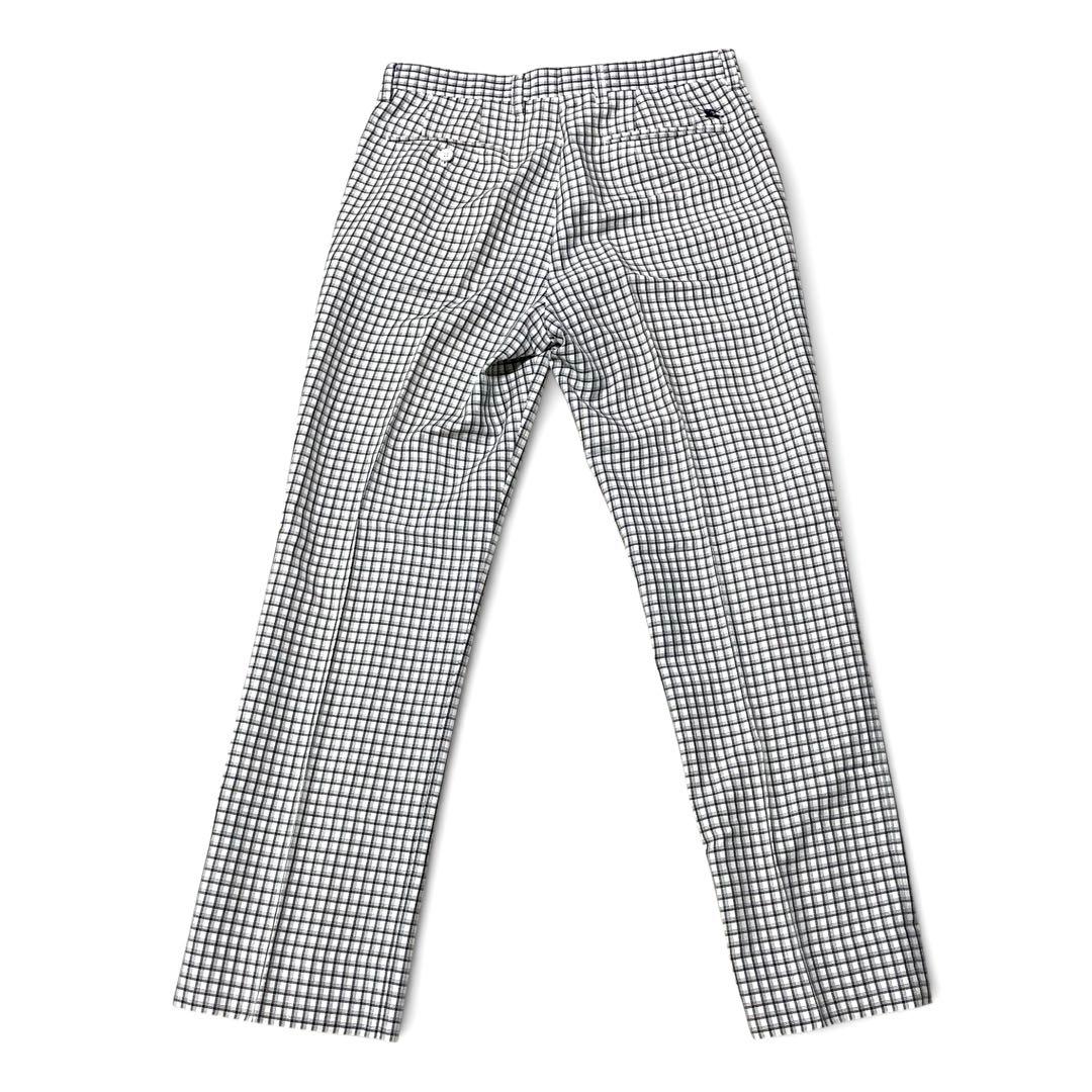 美品　ゴルフ　パンツ　BURBERRY チェック柄　ストレッチ スラックス 春夏