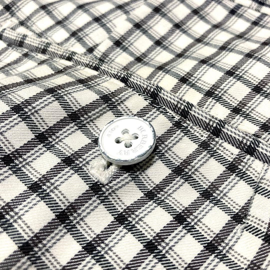 美品　ゴルフ　パンツ　BURBERRY チェック柄　ストレッチ スラックス 春夏