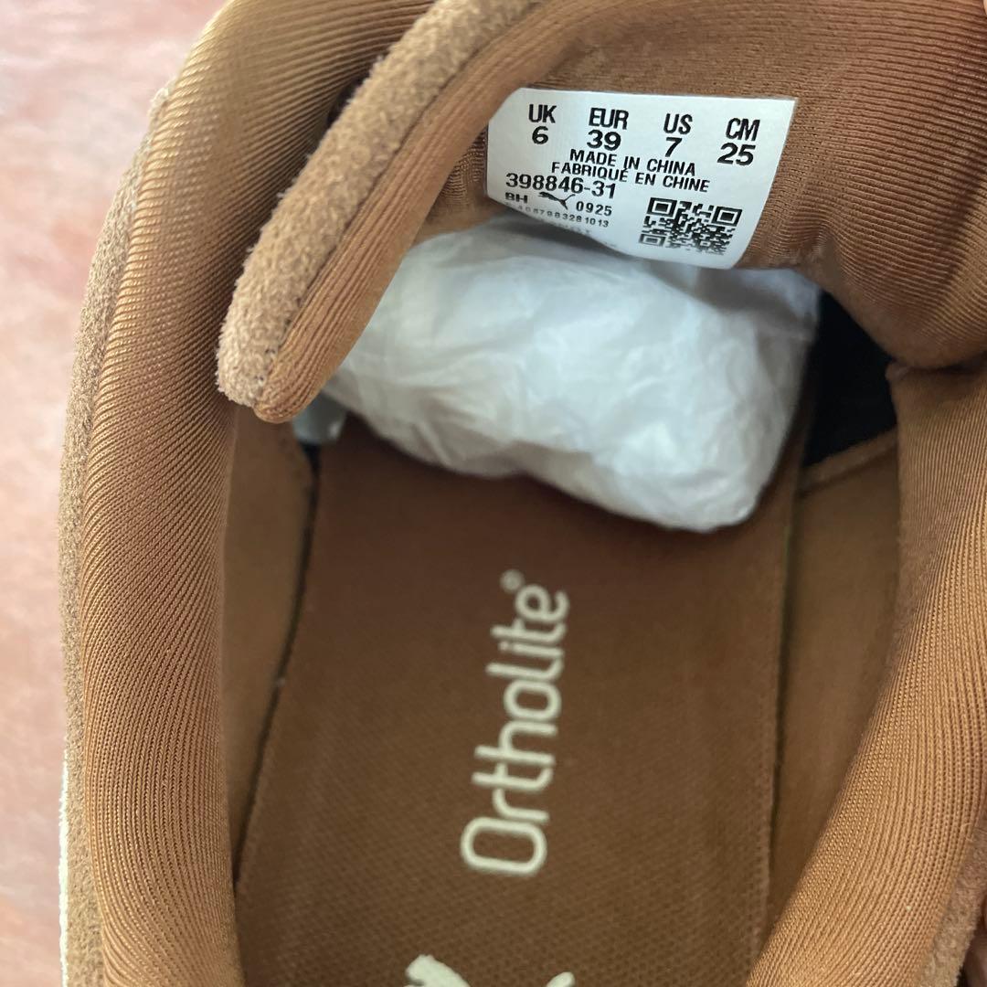 中古品　PUMA プーマ　スピードキャット　スニーカー　ブラウン　25.0cm