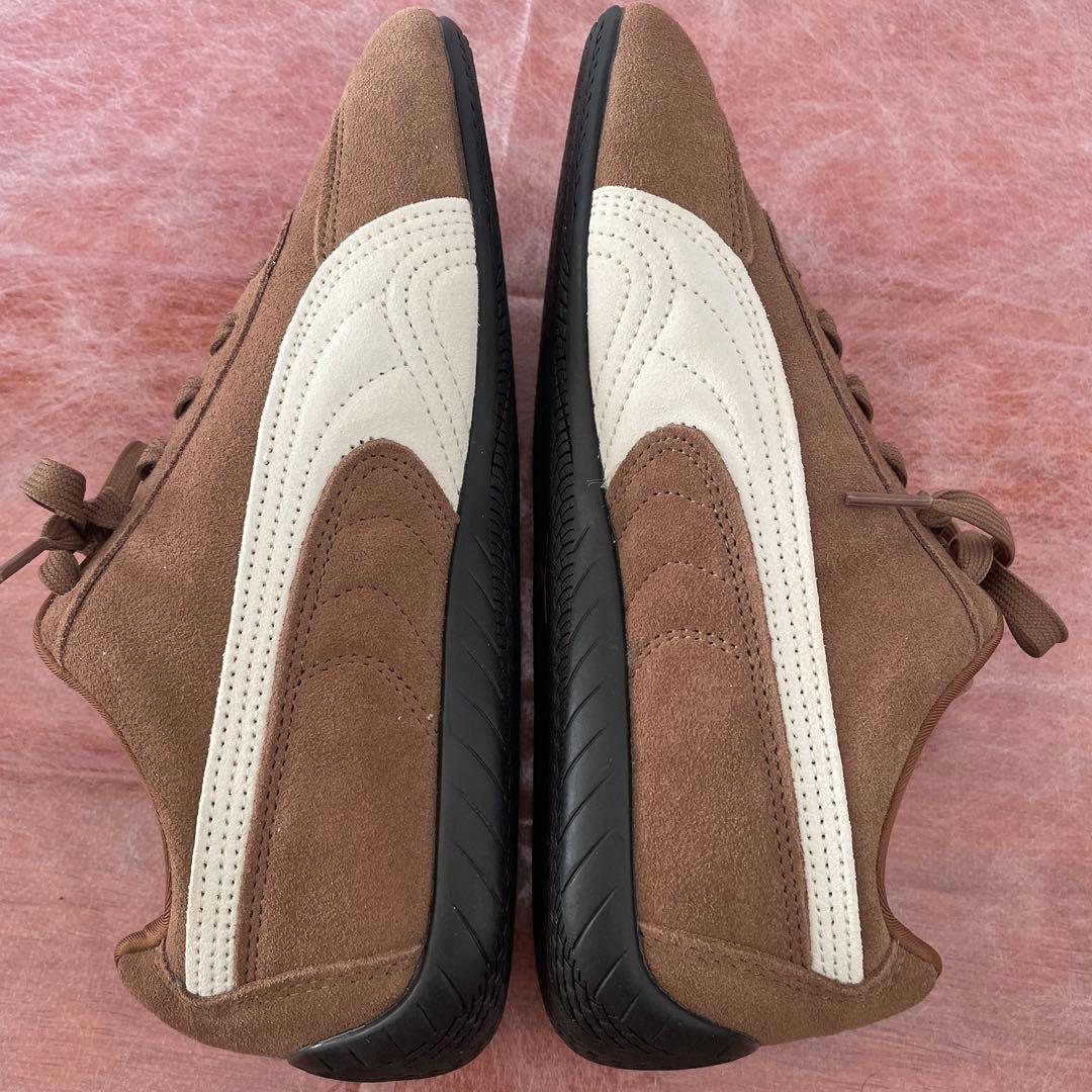 中古品　PUMA プーマ　スピードキャット　スニーカー　ブラウン　25.0cm
