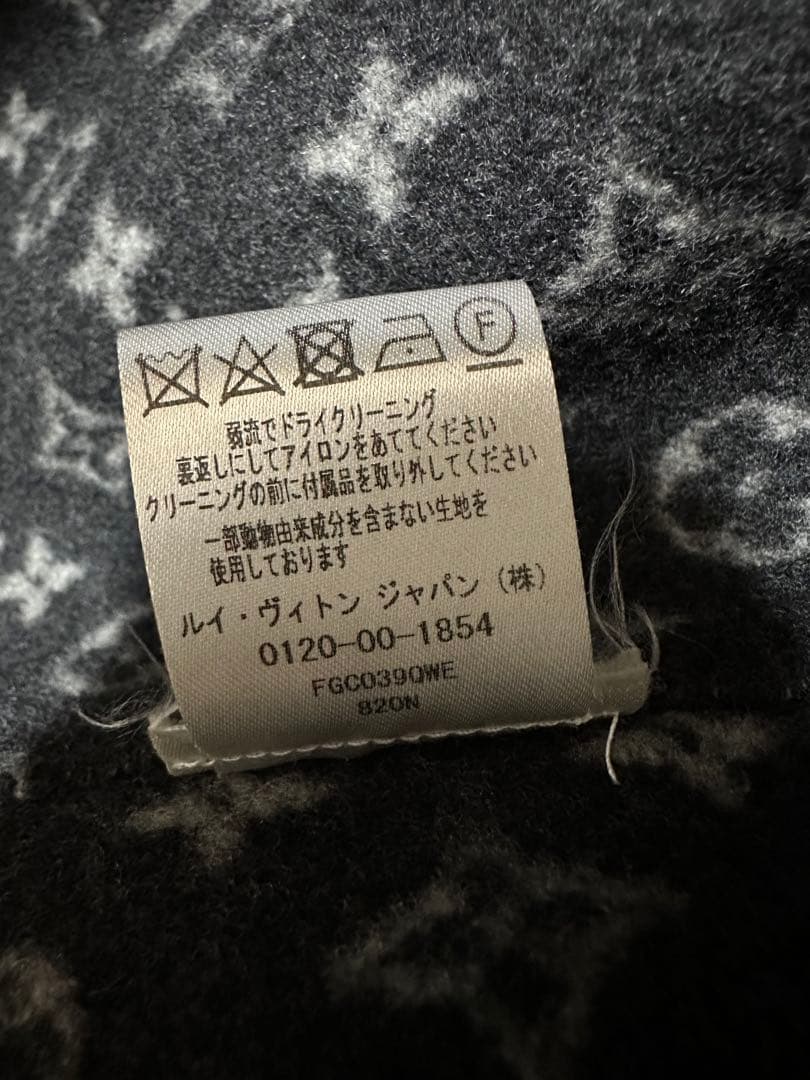 H*読様 LOUIS VUITTON ルイヴィトン　モノグラム　コート　サイズ3