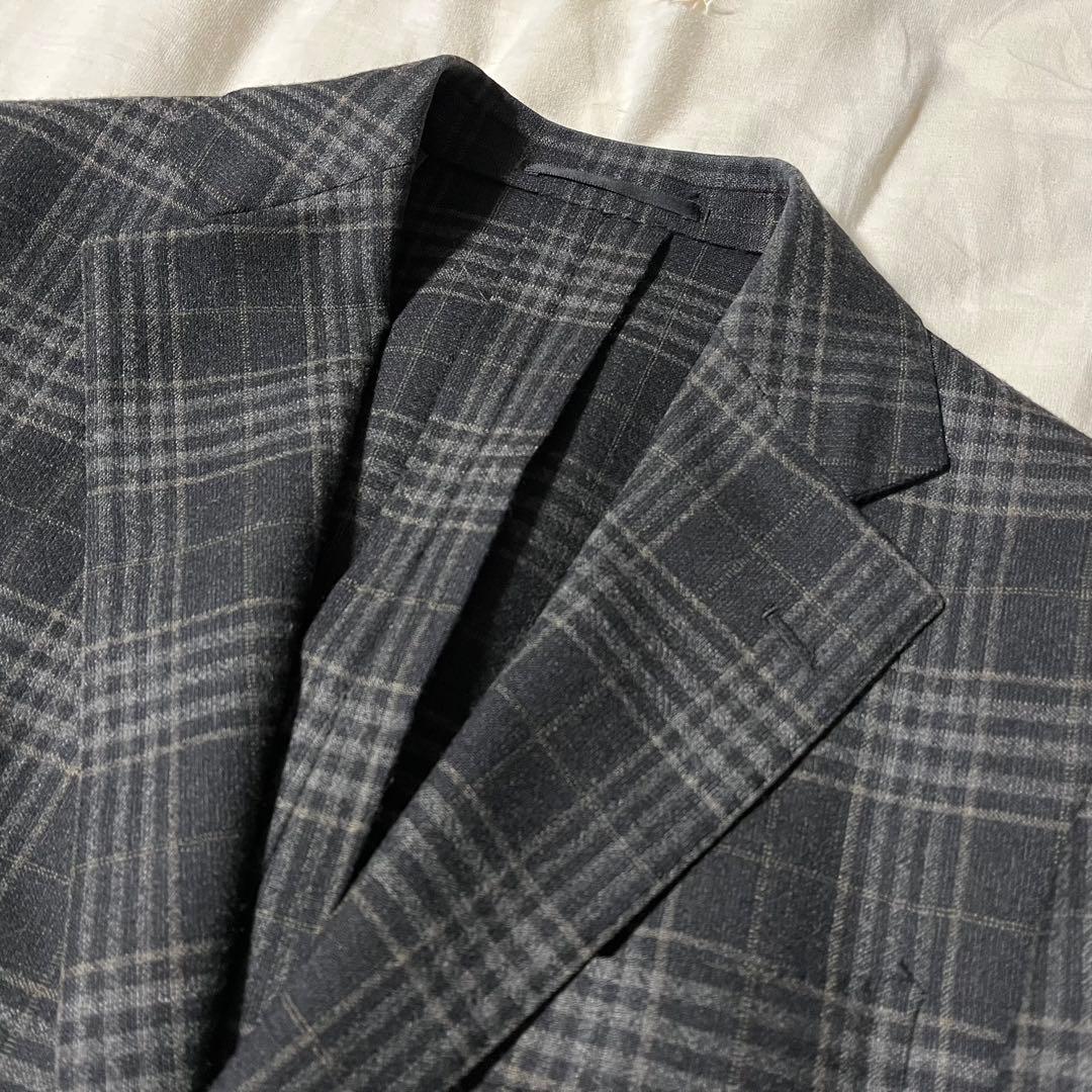 EDIFICE / エディフィス ウールチェックジャケット 42XS