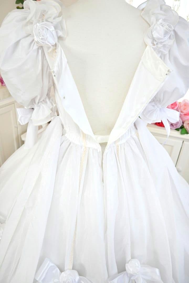 プリンセスウェディングドレス アンティークロリータ風 11号