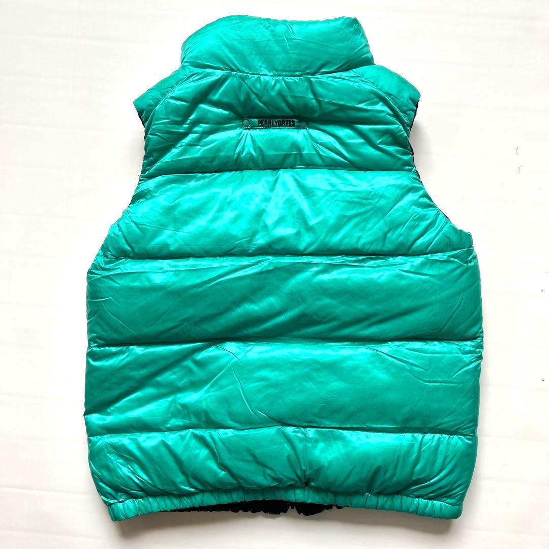 Pearly gates パーリーゲイツ　ダウンベスト　リバーシブル　ワッペン