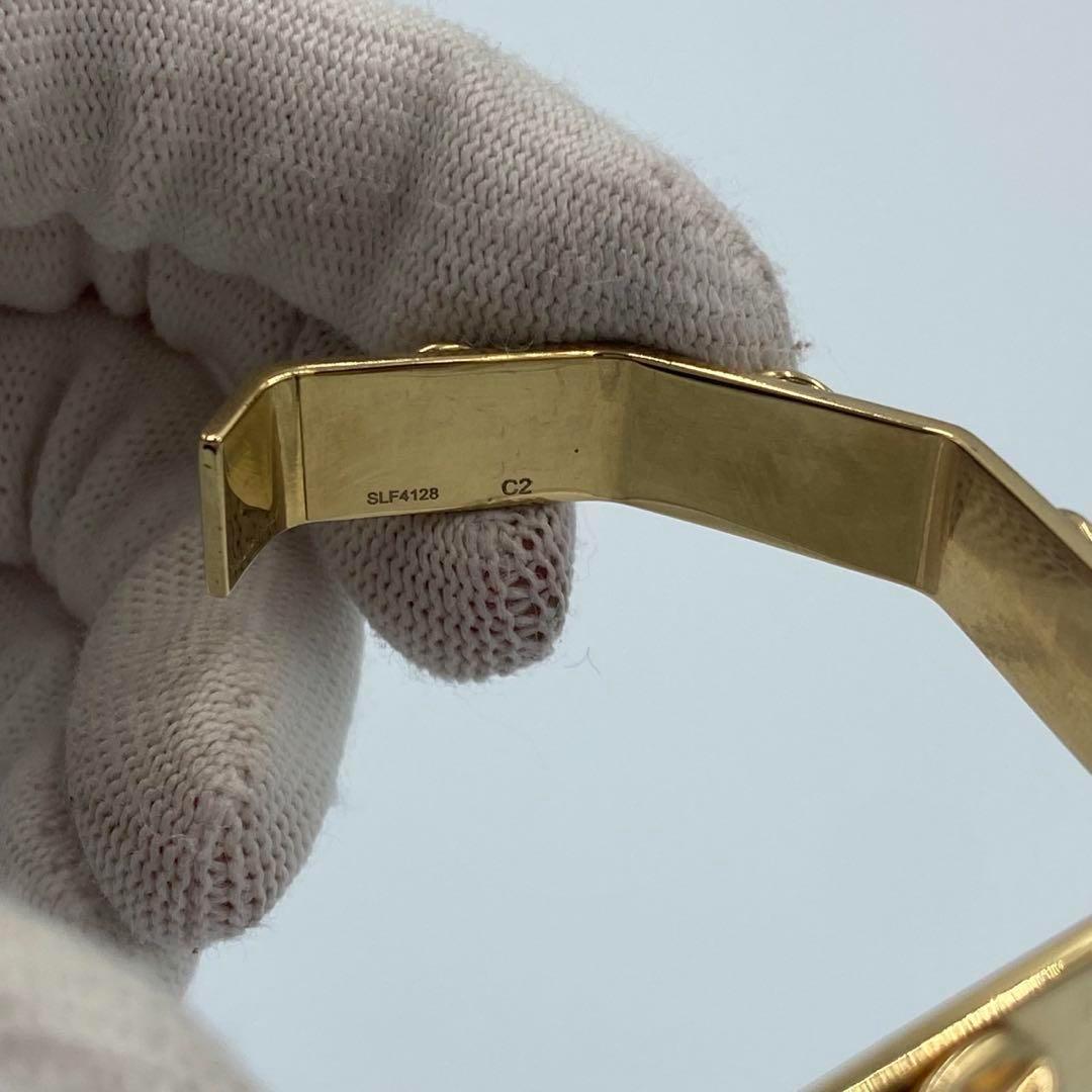 ！極美品！　セリーヌ　バングル　ゴールド　Oo1