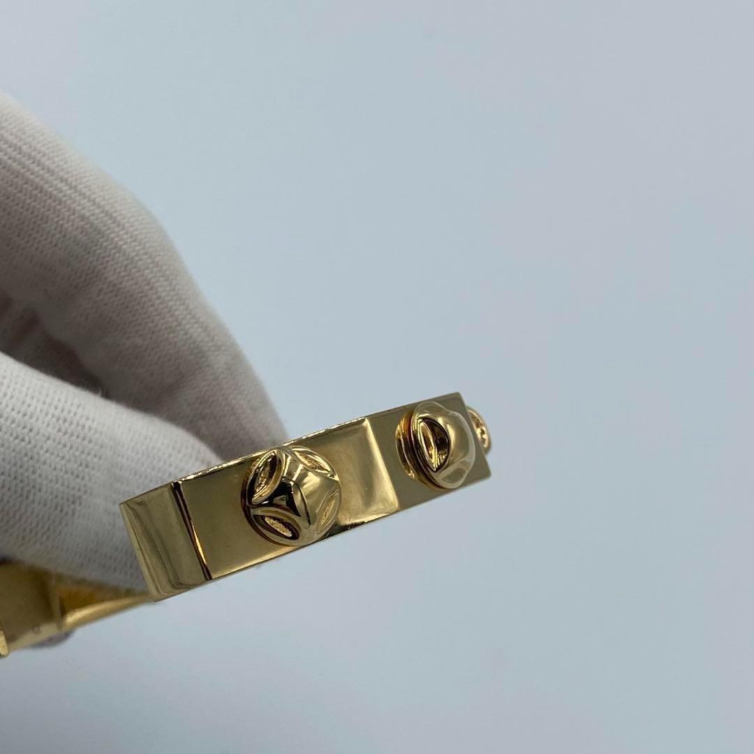 ！極美品！　セリーヌ　バングル　ゴールド　Oo1