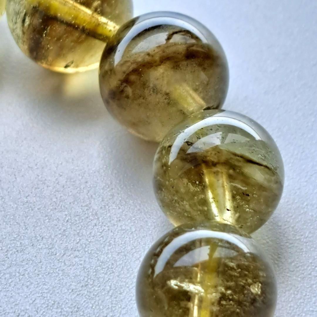 高品質 ブラックラダー リビアングラス 11.8 ブレスレット 箱入