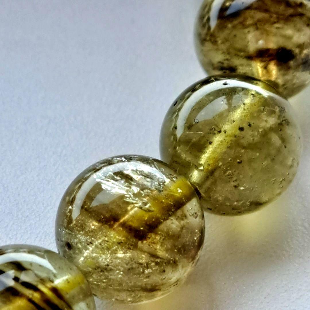 高品質 ブラックラダー リビアングラス 11.8 ブレスレット 箱入