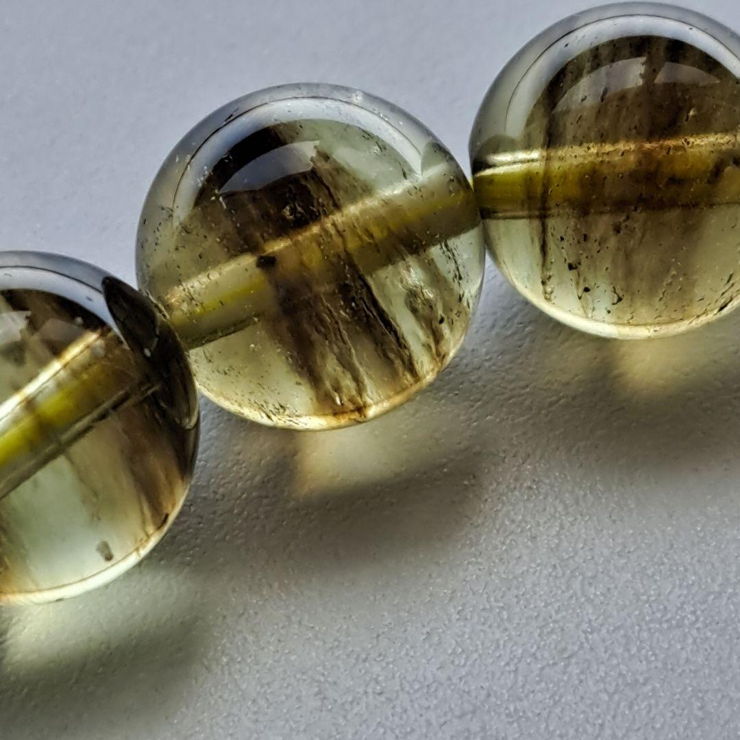 高品質 ブラックラダー リビアングラス 11.8 ブレスレット 箱入