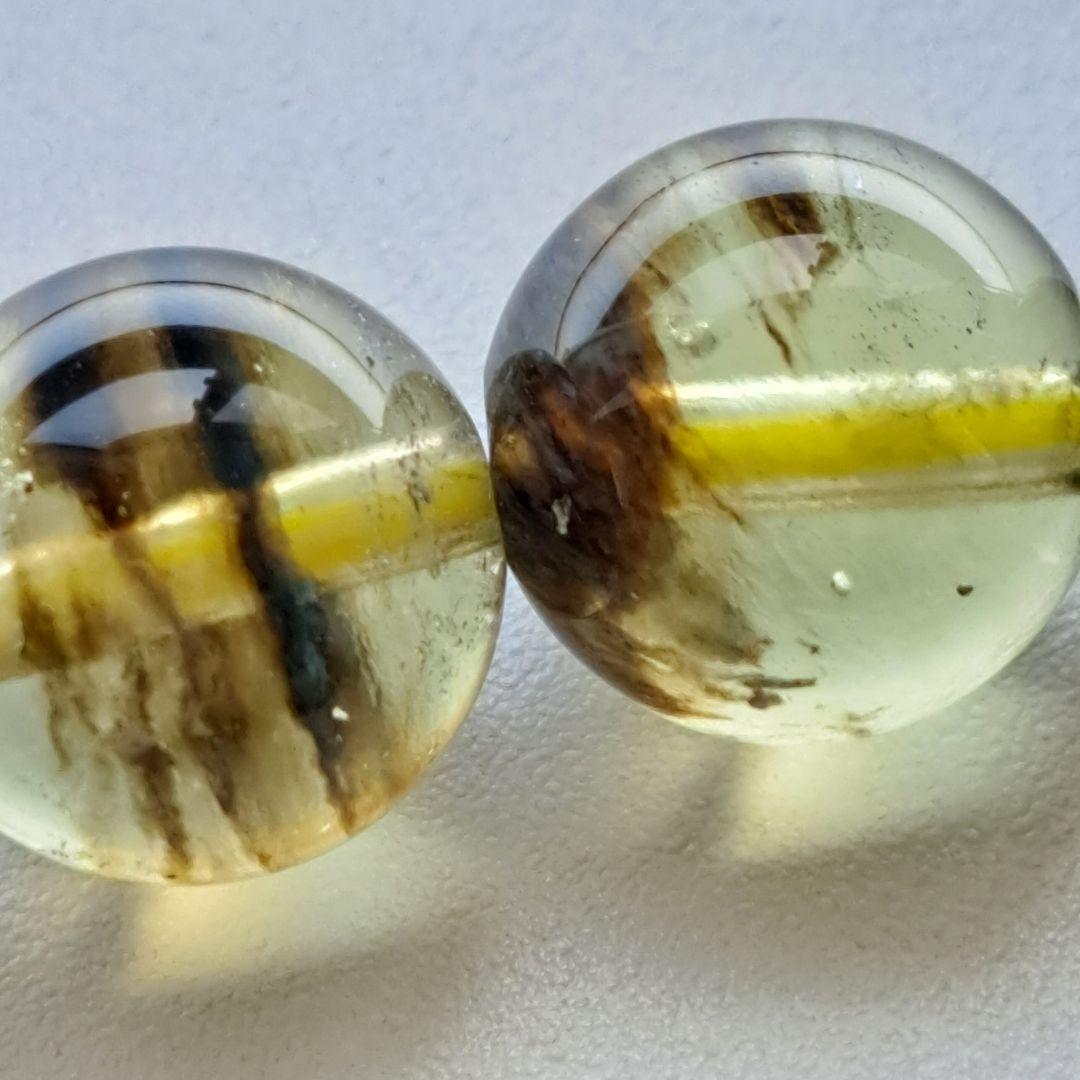 高品質 ブラックラダー リビアングラス 11.8 ブレスレット 箱入