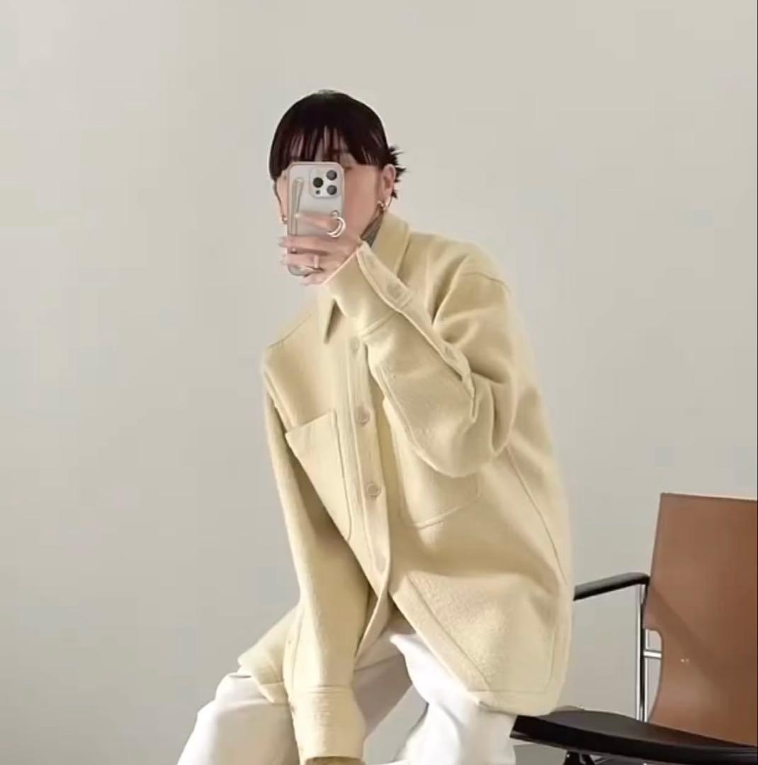 ジャケット・アウター Heavy Wool Jacket 38 CRM