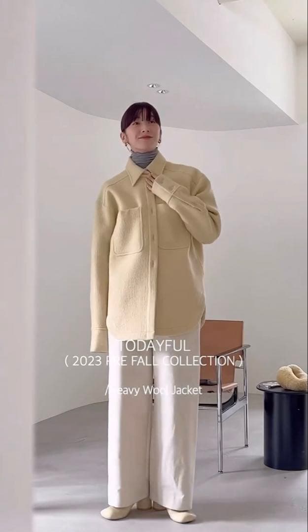 ジャケット・アウター Heavy Wool Jacket 38 CRM