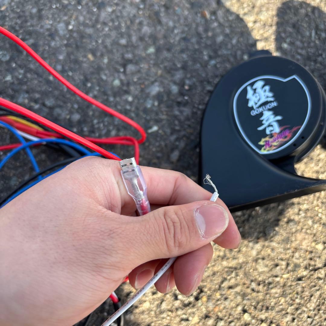 GOKUON 極音ホーン 2個セット　ステッカーなし 車　ホーン　クラクション