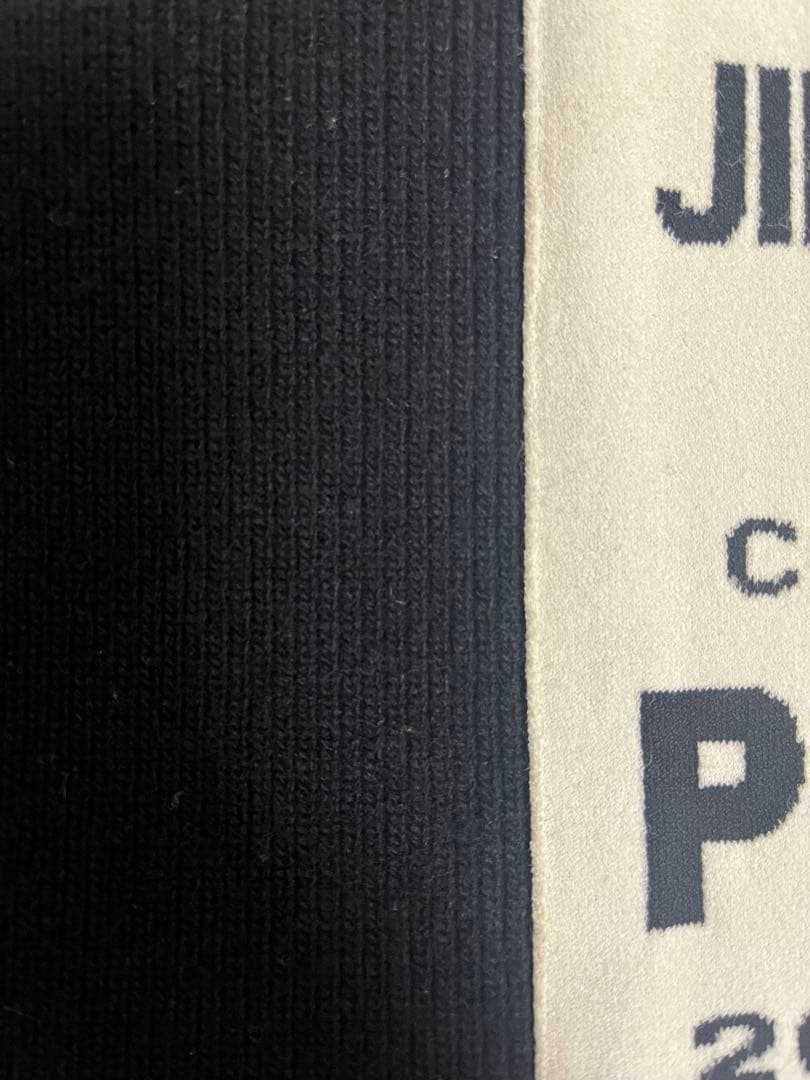 【美品】JIL SANDER ジルサンダー　ブラックマフラー　ストール