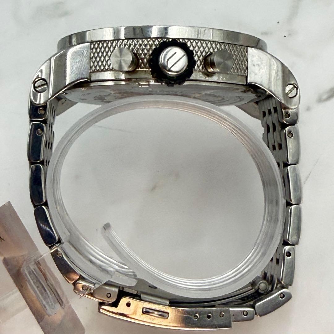 【新品電池】 海外限定 ディーゼル 腕時計 リトルダディ DZ-7259 クロノ