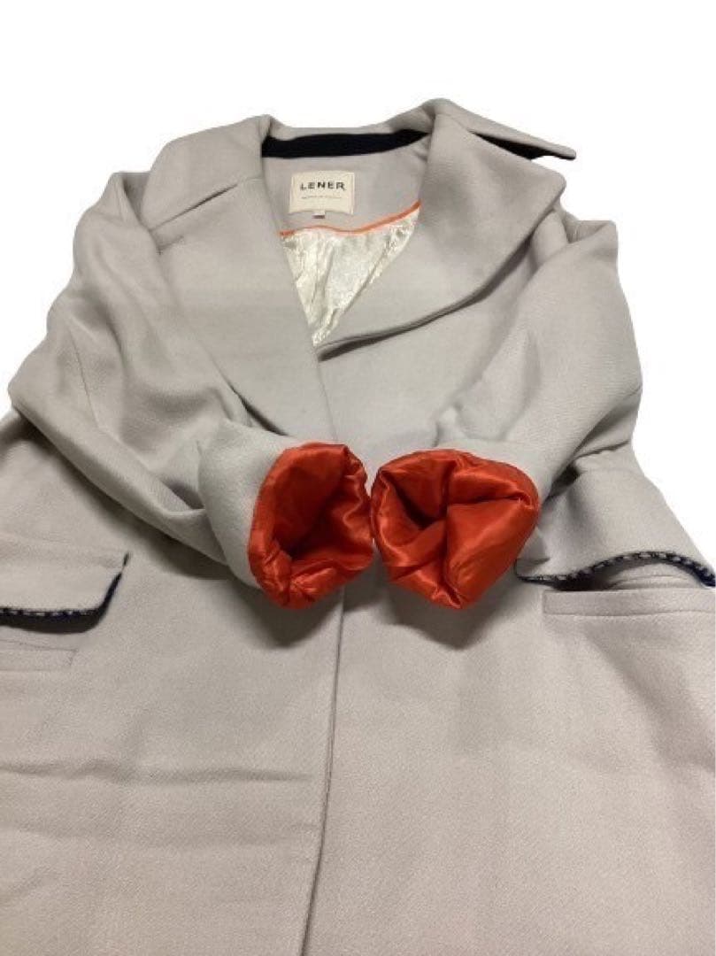 レネール チェスターコート オーバーサイズ 裏地総柄 フランスのコートブランド