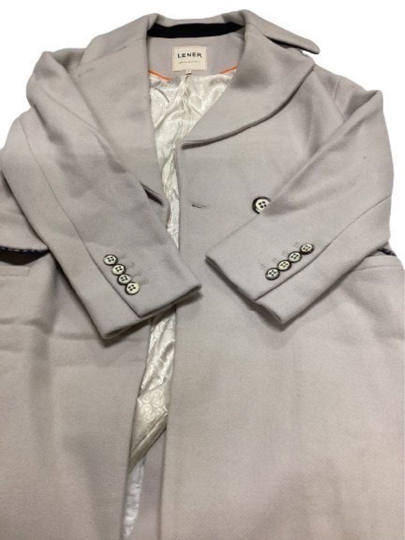 レネール チェスターコート オーバーサイズ 裏地総柄 フランスのコートブランド