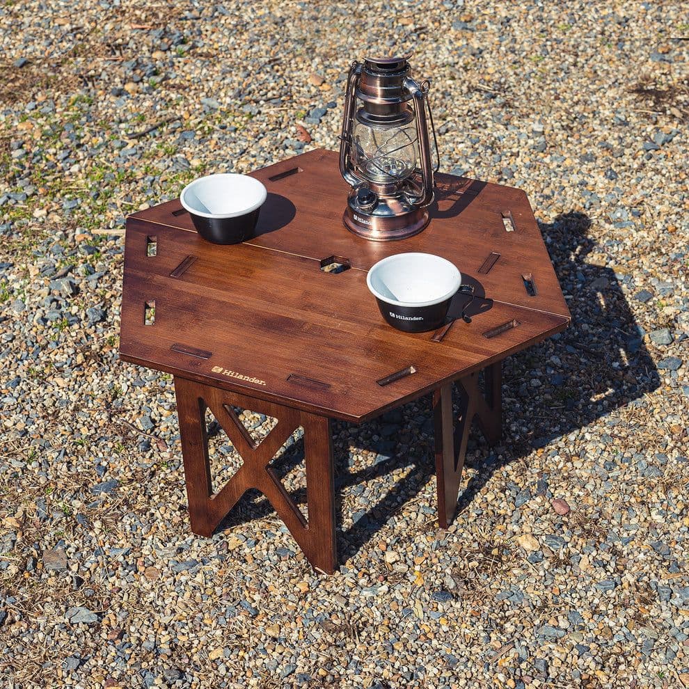Hilander(ハイランダー) ヘキサゴンテーブル DANRANセット