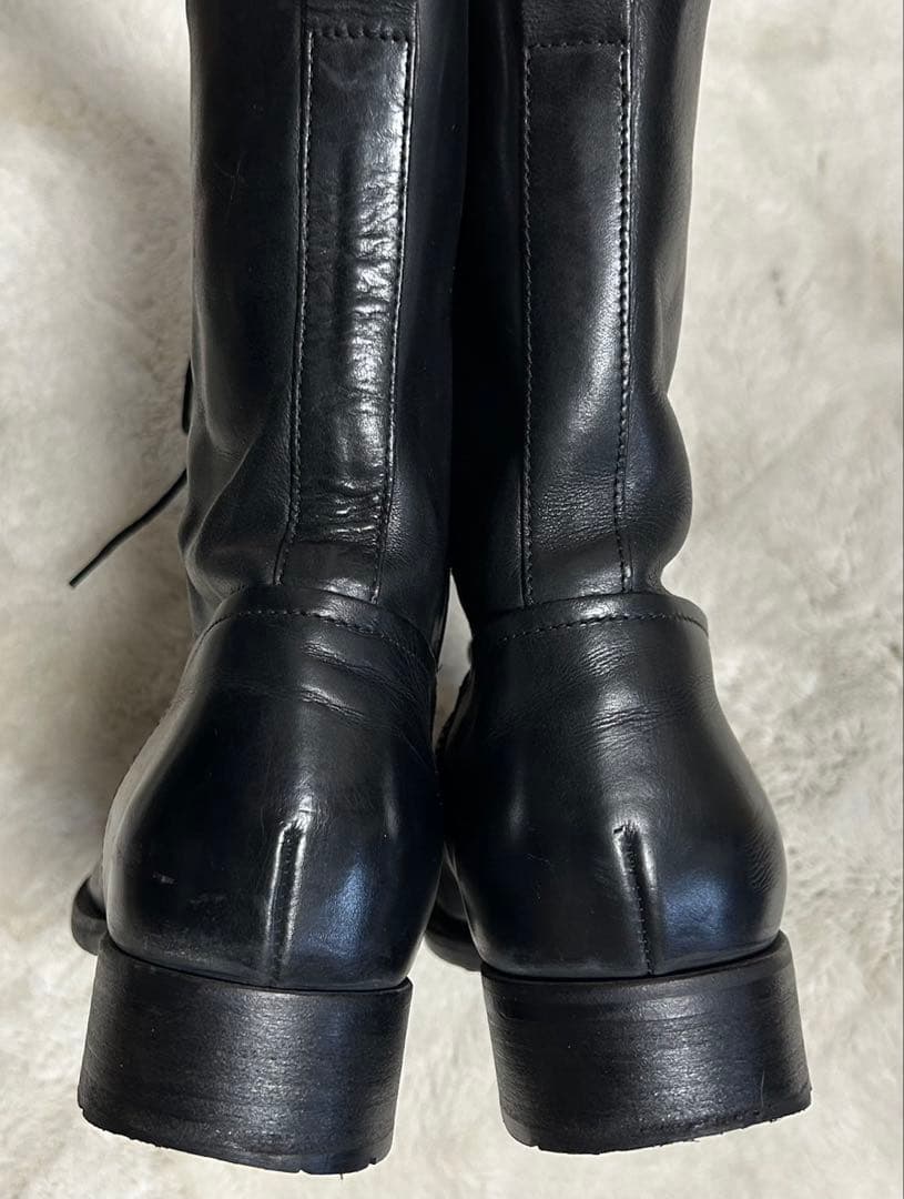 BUTTERO/ブッテロ/レースアップブーツ/size41.5/黒/サイドジップ