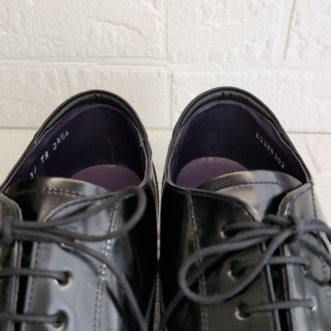 REGAL スクラッチタフレザー 31TR 24.5 ストレートチップ 黒