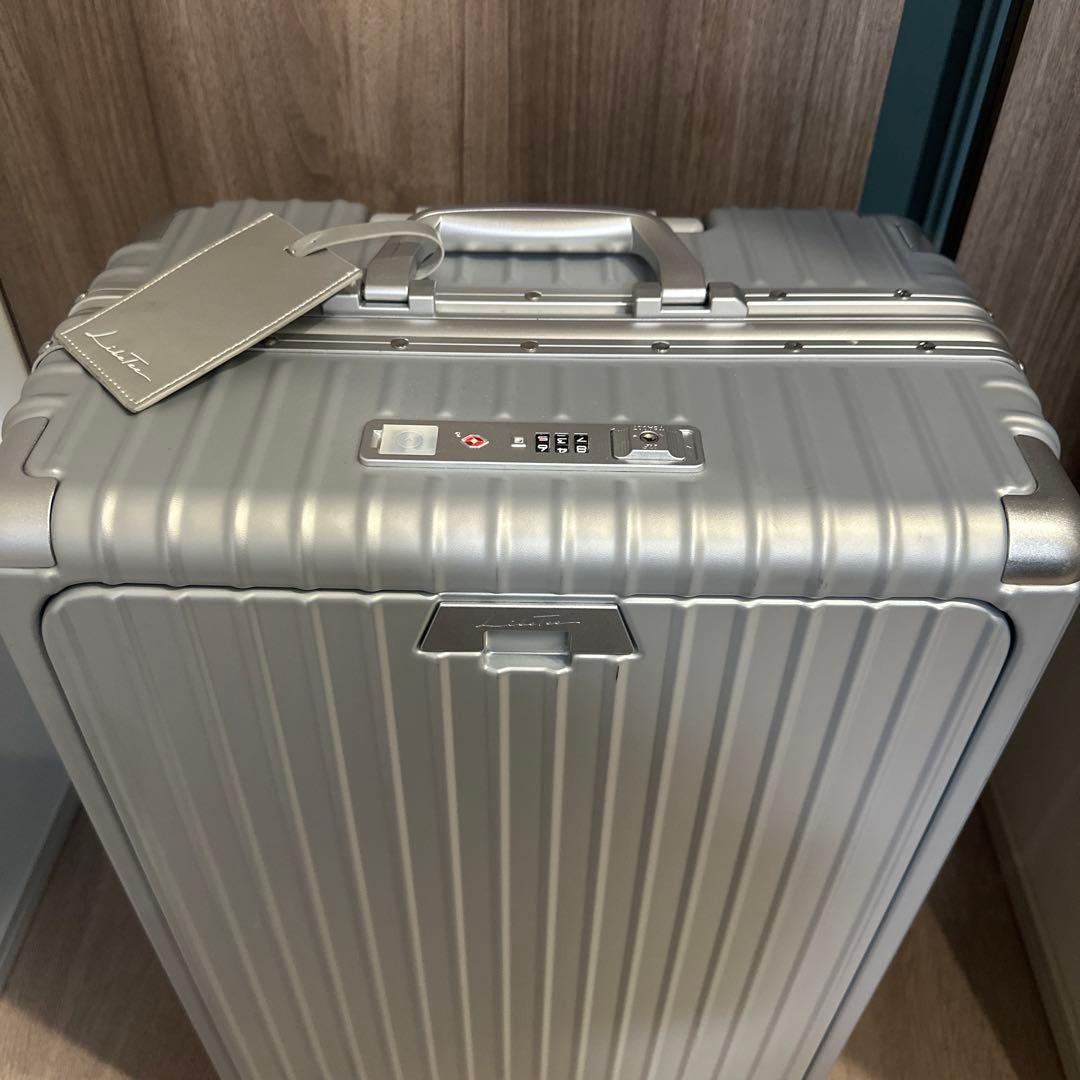 Libetee スーツケース Mサイズ マットシルバー