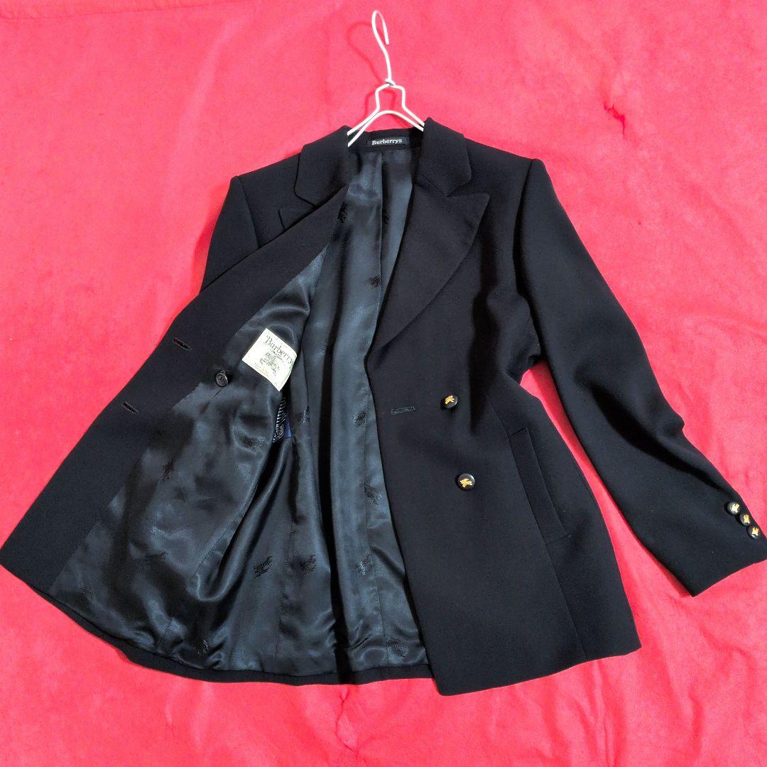 【ヴィンテージ】Burberrys ダブルブレスト テーラードジャケット／紺ブレ