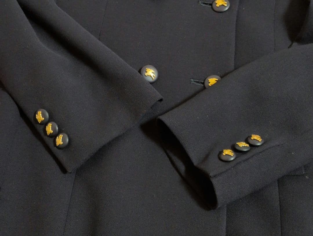 【ヴィンテージ】Burberrys ダブルブレスト テーラードジャケット／紺ブレ