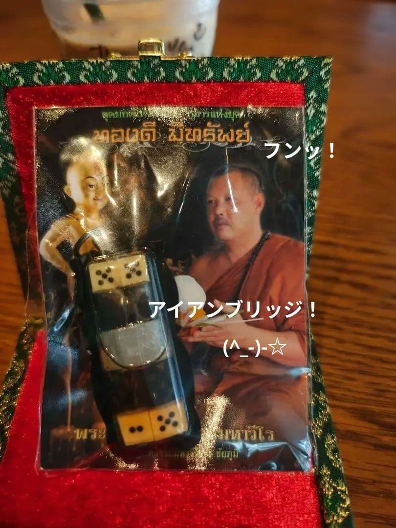 【専用！】効果実証済！！タイのお守りプラクルアン！高級店！蛇皮の幸運のお守り！